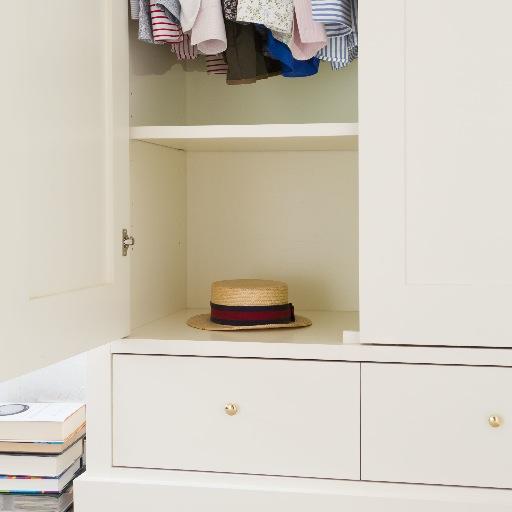 We listen then design and make bespoke handmade fitted furniture. Wardrobes, bookcase, media units, dressers, alcove cabinets.All our furniture is hand painted.