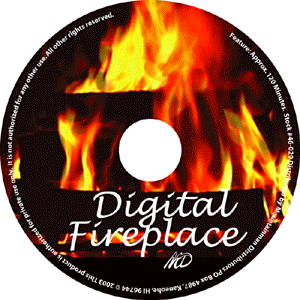 DVD MENU: **Beautiful Roaring Fire**Hot Romantic Fire**Smoldering Embers**120 Min Feature** Loops!