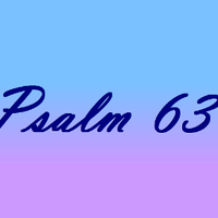 Psalm 63 (@psalmsixtythree) 's Twitter Profile