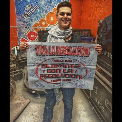 CLUB DE FANS OFICIAL DE @REGULOCARO Y SU #SANGRENUEVA! ⚡️ Facebook e Instagram #ALTIRANTECONLAREGOLUCION