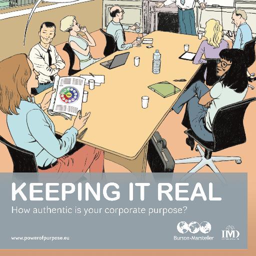 Tweeting about #Purpose and its importance for leading Corporations. Sharing joint @B_M @IMD_Bschool research since 2008. Tweets: @cynthiouss @netia @MlleVilma