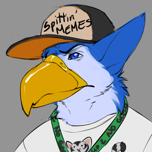 Just some chump of a gryphon that is blue and stuff. Also chairman of @FursonaCon