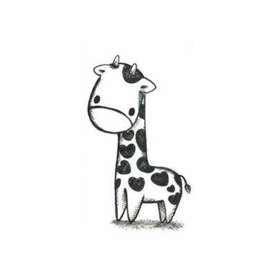 Just a confused little giraffe living in a big ol' scary world, trying to make sense of it.