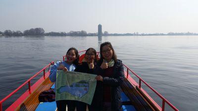 We are making Boattrips on the Lake of Amsterdam (Westeinderplassen )