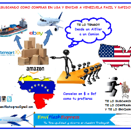 enviflashexpres's profile picture. Envios de USA a VENEZUELA cualquier tipo de mercancia
