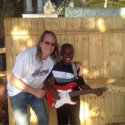 founder & Pres,of Kids Rock The Nation a foundation that gifts Guitars and Music education to kids 9-16 years of age,With to intention of building self esteem
