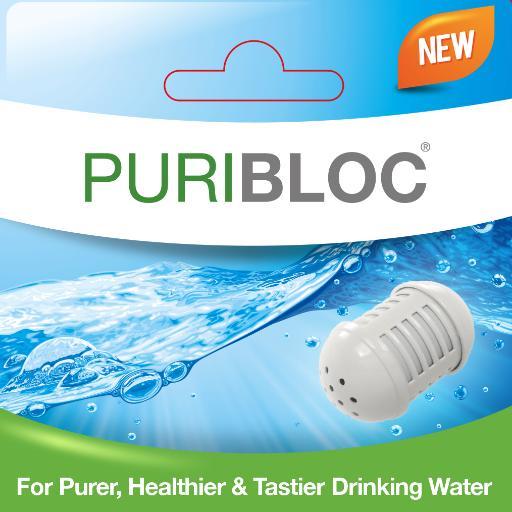 Pop a PuriBloc Pod into any water container - For Fresher, Purer & Tastier Water - keeps ​drinking water ​clean and safe, ​while ​greatly ​improving its ​taste.
