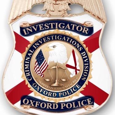 Criminal Investigations Division of the Oxford Alabama Police Dept. 600 Stanley Merrill Dr. Oxford, AL 36203 (256) 835-6136 Tip Line (256) 835-6122