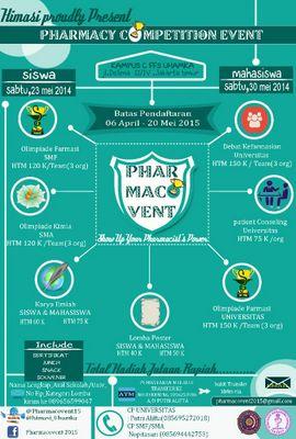 @himasi_uhamka proudly present PHARMACY COMPETITION EVENT tingkat nasional! 'ayo,rebut piala bergilir kami disini~'