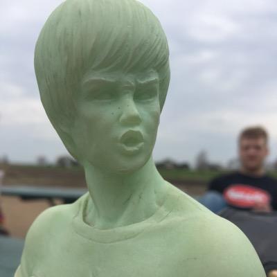 We all walk through darkness but only I, the Bruce Lee Stone, glow in the dark