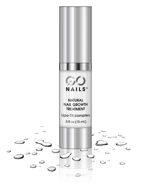 Go Nails Nail Growth Treatment recommended by leading Dermatologists to correct and strengthen damaged nails, promote healthy cuticles. Like a Mani in a Bottle!