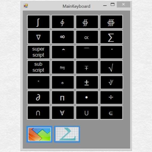 Math Keyboard Profile