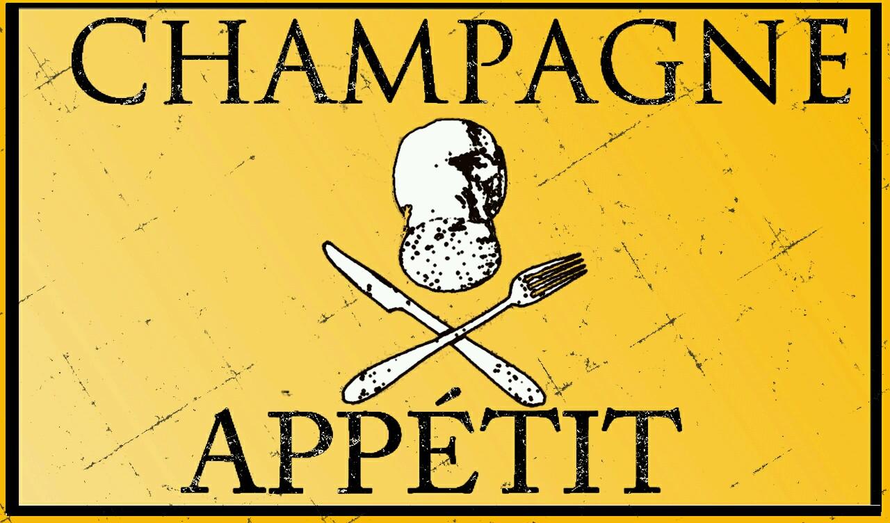 Pairing Champagne with everything because Champagne goes with everything.