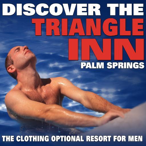 Intimate gay clothing optional resort for men. Private. Secluded. Playful. #gaypalmsprings #gaytravel #nakedpoolparty #clothingoptional