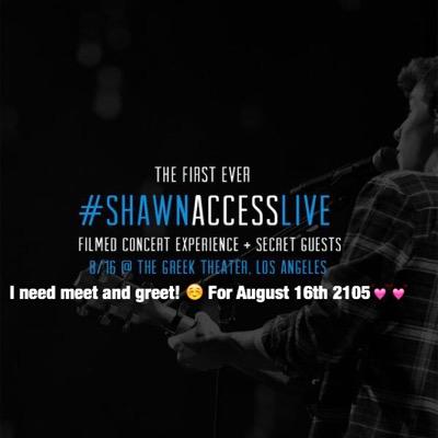 I need m&g for august 16th ☺️☺️ contact me through direct messgaes