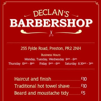 *Where Gentlemen Are Made* A place where all men are welcome: Declan's, is a quintessential barbershop specialising in traditional and contemporary barbering