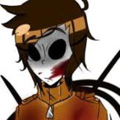 H-hi I'm Masky, A slender pr-proxy.Y-you may not know m-me..i'm not very important, n-no one seems to know my name b-but now you do s-so..h-hello..