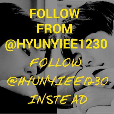 THIS IS AN ACCOUNT OF @HYUNYIEE1230 TO SHOW GRATITUDE(LOL AT MY PURPOSE) AND FOR FREE FOLLOWS AS WELL.