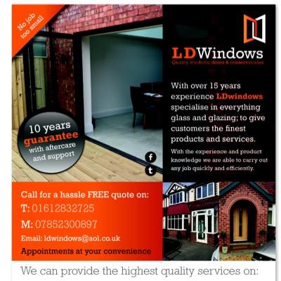 We as a company specialise in Windows, Doors and Conservatories using the best in A rated products with a 10 year guarantee and aftercare