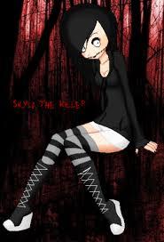 HeLlo Am SkYlA I love seeing my victims bleed and suffer hahahaha! #single #16 #creepypasta