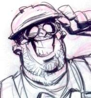 Usually on his ass drinking beer. And Nothing else. /TF2_Multiverse_RP\