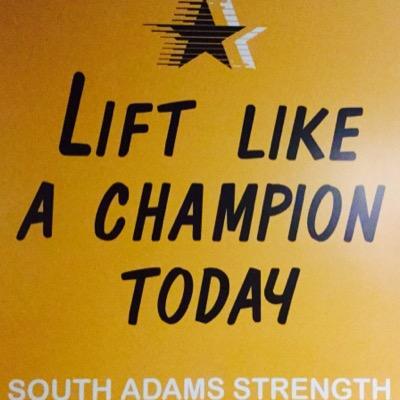 Official twitter account for South Adams Weight Training. Follow for reminders, announcements, and other fitness information.