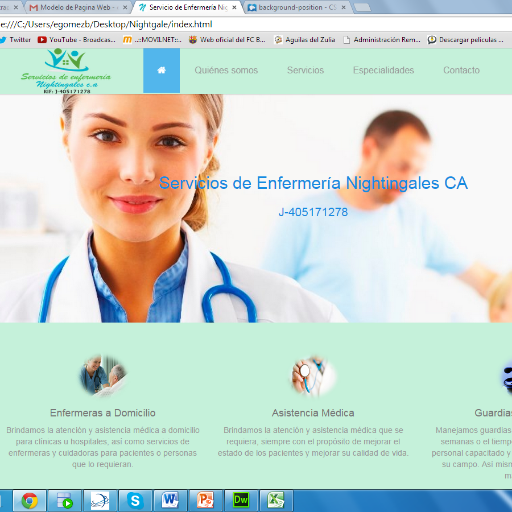 serv_enf_nigh's profile picture. Brindamos Servicios de enfermería a domicilio, clínicas u hospitales, así como servicios de enfermeras y cuidadoras para pacientes o personas que lo requieran.