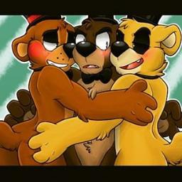 Hi, It'S mE, Golden Freddy, just call me Goldy~. Hiya, I'm Toy Freddy, just call me Toy~. I'm Freddy...fear me|1 bi, 1 gay, 1 straight| Golden: @MangleTheMango