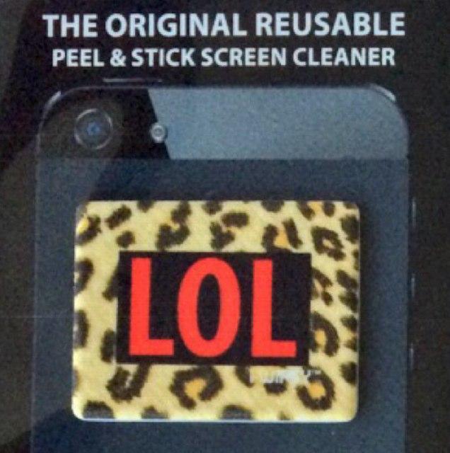 The ORIGINAL peel and stick antibacterial reuseable screen cleaner. Just a simple wipe and your phone becomes 99.9% germ free!