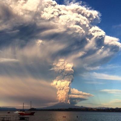 RTs del mundo del estado del Volcán Calbuco