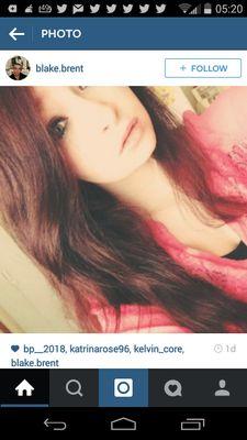 the hair of JustKat or @KatrinaRose2014