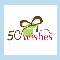 Turning 50 is about marking your place in the world, connecting with friends and family, and making wishes come true.