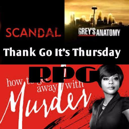 A new RP based off hit shows #HTGAWM , #GreysAnatomy, and #Scandal. RP as one character from the shows or your very own character.  18 + to join. DM/@ for role.