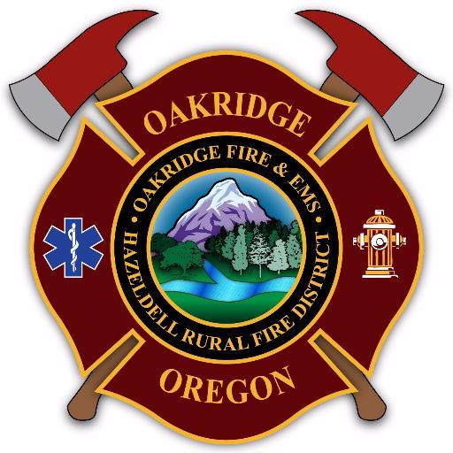 The official Twitter feed for Oakridge Fire & EMS.  Responding to emergencies in the City of Oakridge, the City of Westfir, and Hazeldell Fire District, Oregon.