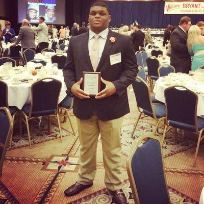 I'm just living life waiting on my chance to get to the top! #StudentAthlete #ClassOf2015 #BryantJordanWinner