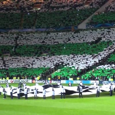 Celtic supporters backing Scotland in the UK. No to Nationalism . Brother Walfrid didn't care where you were from.