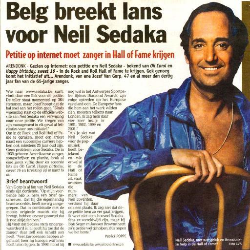 We started the Petition to get Neil Sedaka inducted into the Rock 'n Roll Hall Of Fame.  Please sign:  https://t.co/XY1ovbAZPX