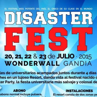 Entradas para el mejor festival del Verano desde 39€ OS DOLERÁ FALTAR☀️ @disasterfest ‼️