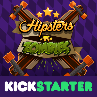 Hipsters vs Zombies is a 2D Shoot'em Up Video Game. Support us on Kickstarter! https://t.co/ZsXwAEJi5K