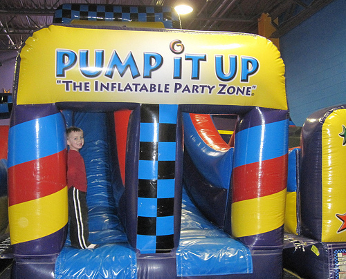 Pump It Up The Inflatable Party Zone, Great For all Ages, Call us Today 
(203) 838-JUMP(5867) 
Come Jump With Us At Pump It Up!!!! :)