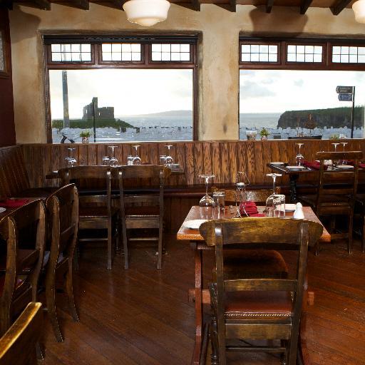 Restaurant in Ballybunion.Our breathtaking views of the Atlantic and the famous cliffs form the perfect backdrop for a fabulous meal and relaxing drink.