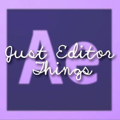 EditorThings's profile picture. All the best editing memes to fulfill all of your little hearts' desires.