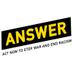 ANSWER Coalition (@answercoalition) Twitter profile photo