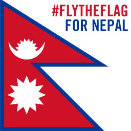 Change your social media profile pictures to the Nepalese flag to show your support and raise awareness of the #Nepal crisis. #flytheflag