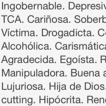 Hola, soy neurótica, codependiente, alcohólica social y tengo un TANE con espectro bulímico y tricotilomanía. ¡ÁNIMO, ENFERMA!         ✨Permítete ayudarte✨