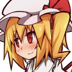 霊夢と友達になりたがっている東方Projectのフランドールの二次創作botです。百合成分を含む個人的な妄想ですのでご注意を。 フラ霊流行れ！まだあまり賢くないですが色々話しかけてあげてください。※返信は全て自動返信です
