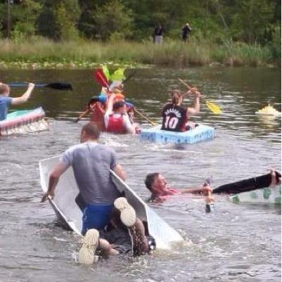 The Paper Boat Race is an annual event which takes place at Elstead Moat on the first Sunday of July at 12 noon. Great fun to take part in and to watch!