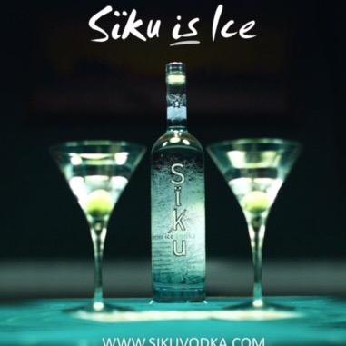 Siku Glacier Ice Vodka, made from glacier ice up to 60000 years old from Greenland's Qalerallit Glacier-Crisp,ultra-smooth,gluten-free. Legal drinking age only