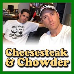 Subscribe to the Cheesesteak & Chowder Podcast on iTunes or Spreaker! @jpapagan & @StAnthony28's spin on Boston/Philly sports, music, pop culture, food & stuff