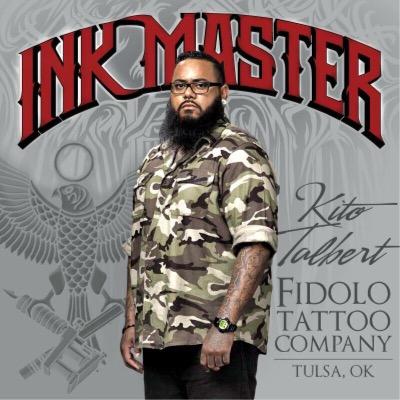 Tattooer & contestant on Spike TV InkMaster Season 6 & Redemption owner of Fidolo Tattoo in Tulsa, OK for booking appts email me at kitotalberttattoos@gmail.com